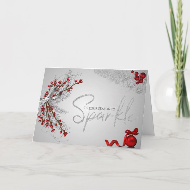 Carte Salutation de saison (Devant)