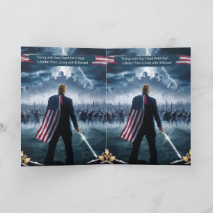 Carte Salutation de Trump Epic Warrior
