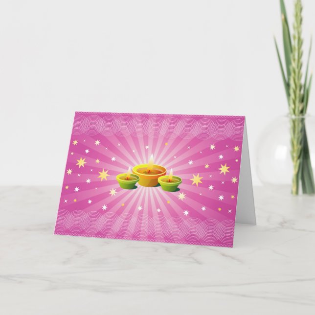 Carte Salutation Diwali (Devant)