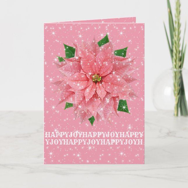 Carte Salutation faite sur commande de Noël de vacances (Devant)
