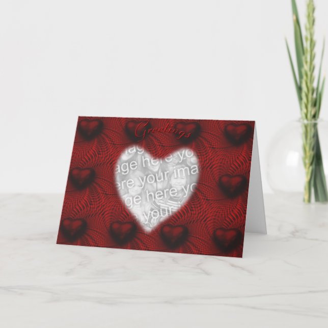 Carte Salutation pour un coeur 2 (Devant)