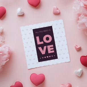 Carte Salutation simple pour la Saint Valentin