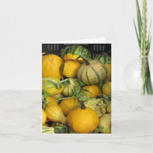 Carte - Salutation - squash d'été