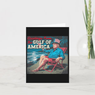 Carte Salutation Trump De La Partie Gulf Beach Of Americ