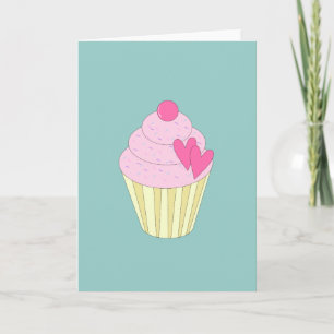 Carte salutation turquoise illusima