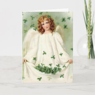 Carte Salutation vintage pour la Saint-Patrick