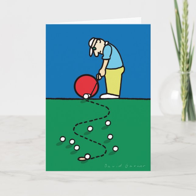 Carte Salutations 201802 de golf (Devant)