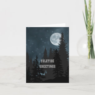 Carte Salutations à Yule Moon