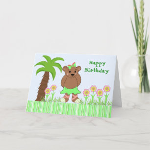 Carte Salutations aux ours d'anniversaire