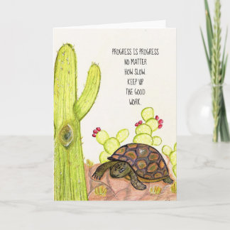 Carte Salutations aux tortues