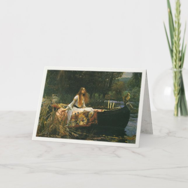 Carte Salutations avec la peinture de John William (Devant)
