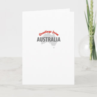 Carte Salutations d'Australie - araignée d'Entonnoir-Web