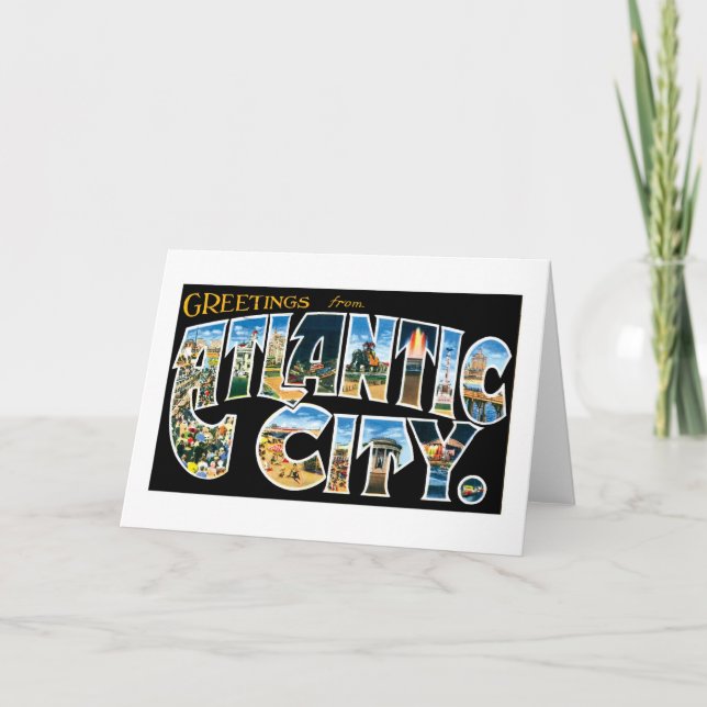 Carte Salutations de Atlantic City ! (Devant)