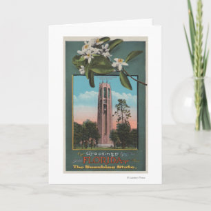 Carte Salutations de Floride & Photo du chant