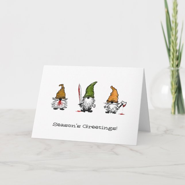 Carte Salutations de Gnome (Devant)