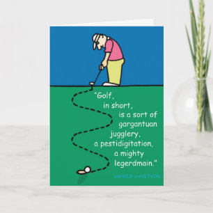 Carte Salutations de golf 201809