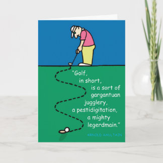 Carte Salutations de golf 201809