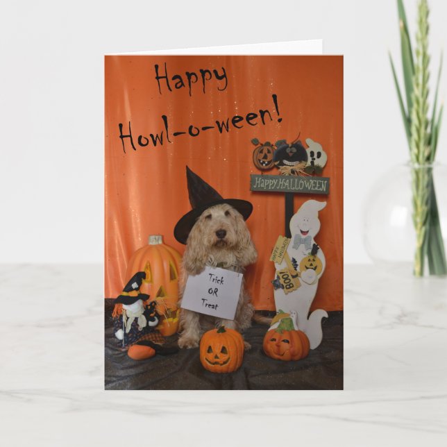 Carte Salutations de Halloween (Devant)
