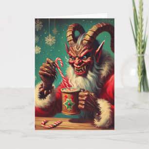 Carte Salutations de Krampus
