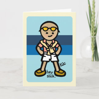 Carte salutations de mon île privée