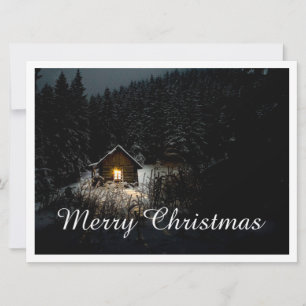 Carte Salutations de Noël avec Witch House