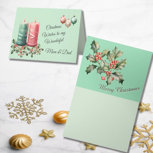 Carte Salutations de Noël personnalisé (Créateur téléchargé)