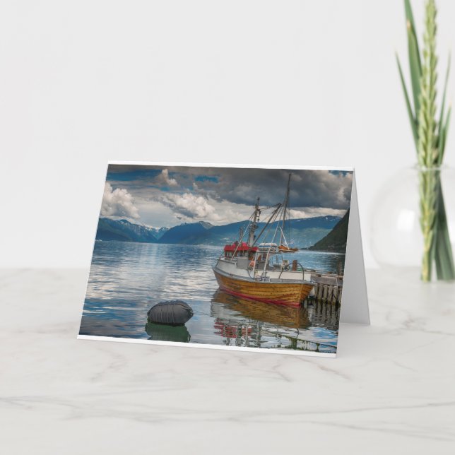 Carte salutations de Norvège (Devant)