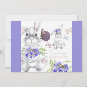 Carte Salutations de Pâques de notre famille à votre car