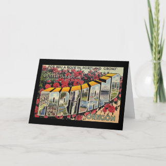 Carte Salutations de Portland Orégon