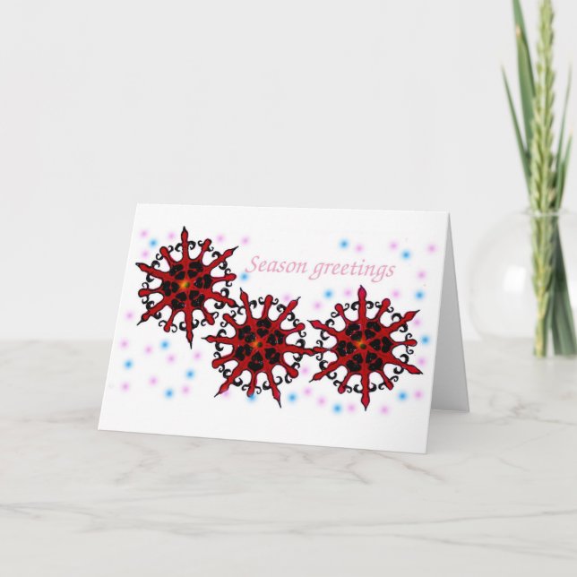 Carte Salutations de saison (Devant)