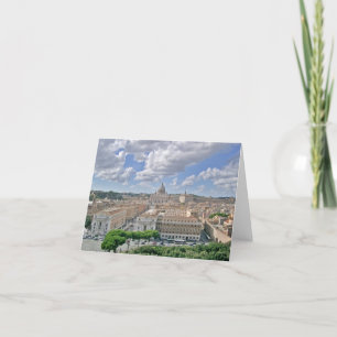 Carte Salutations de Seat papal