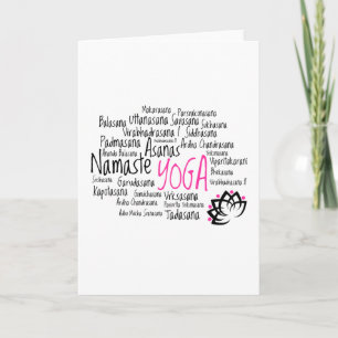 Carte Salutations de Yoga