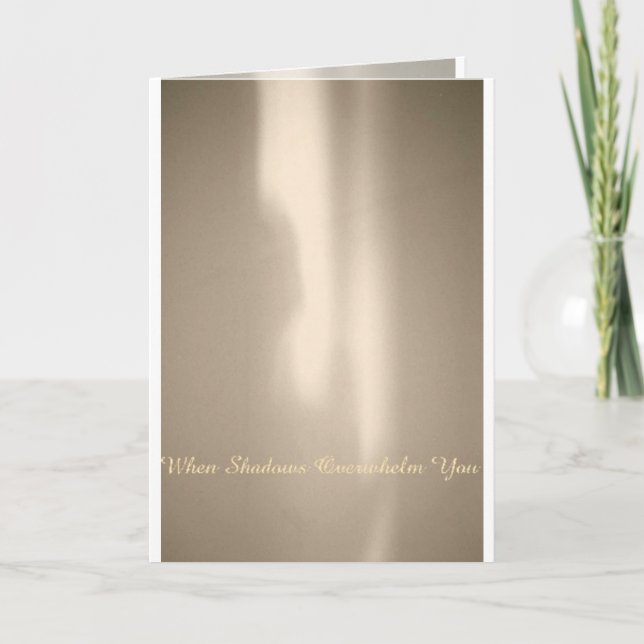 Carte SALUTATIONS D'EXOBIA : Quand les ombres vous (Devant)