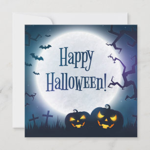 Carte Salutations d'Halloween