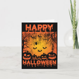 Carte Salutations d'Halloween