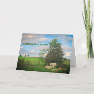 Carte Salutations d'Irlande