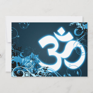 Carte salutations diwali : hi-fi om