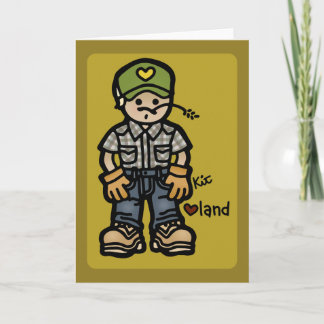 Carte salutations du coeur (terre).