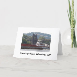 Carte Salutations du roulement, WV !