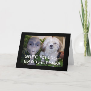 Carte Salutations Earthlings
