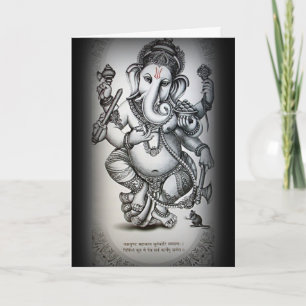 Carte salutations ganesha