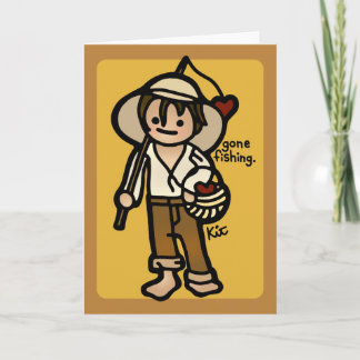 Carte salutations guppy.