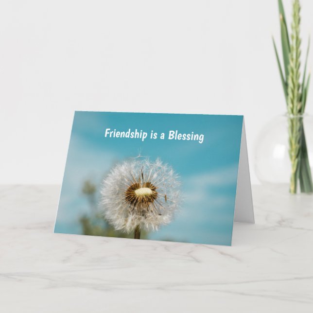 Carte Salutations pour un ami (Devant)