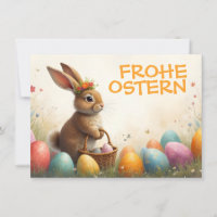Salutations printanières du lapin de Pâques