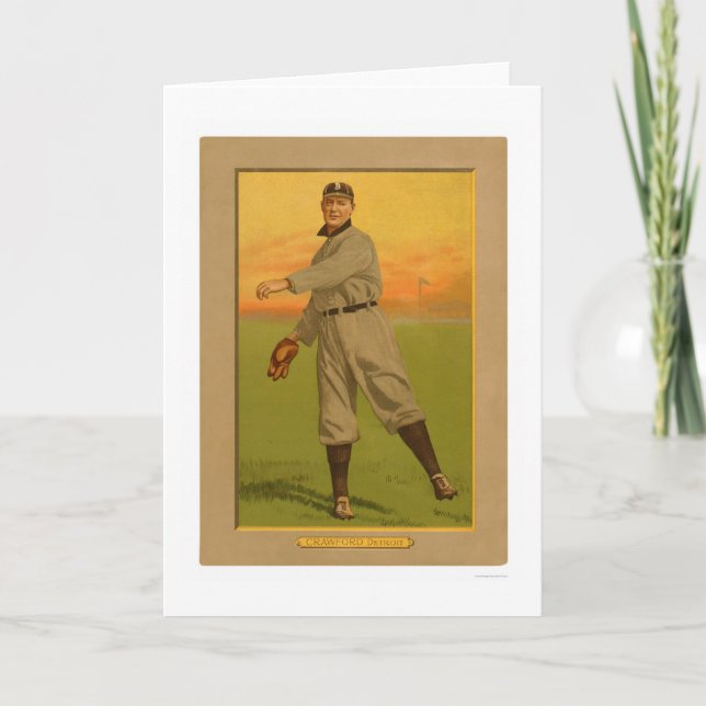 Carte Sam Crawford Tigers Baseball 1911 (Devant)