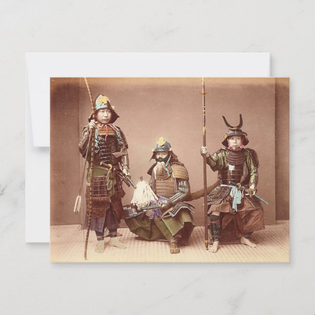 Carte Samurai en armure (Devant)
