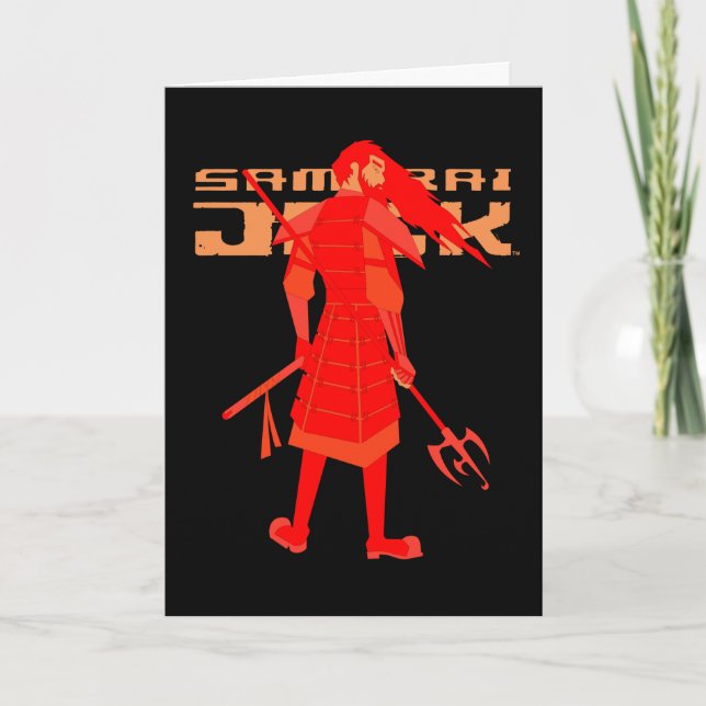 Carte Samurai Jack Red Warrior Graphic (Devant)