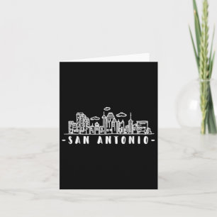 Carte San Antonio Texas Skyline Tx Fierté 