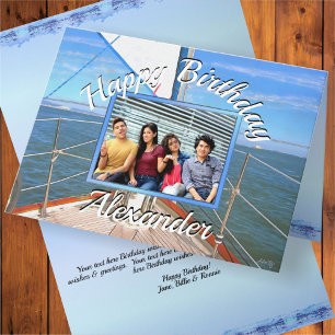 Carte San Francisco Birthday Sailing 0869