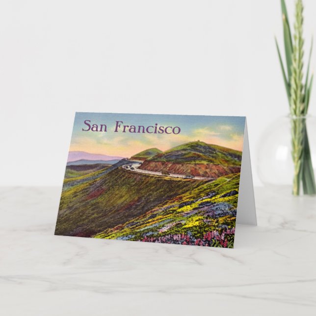 Carte San Francisco, Californie (Devant)